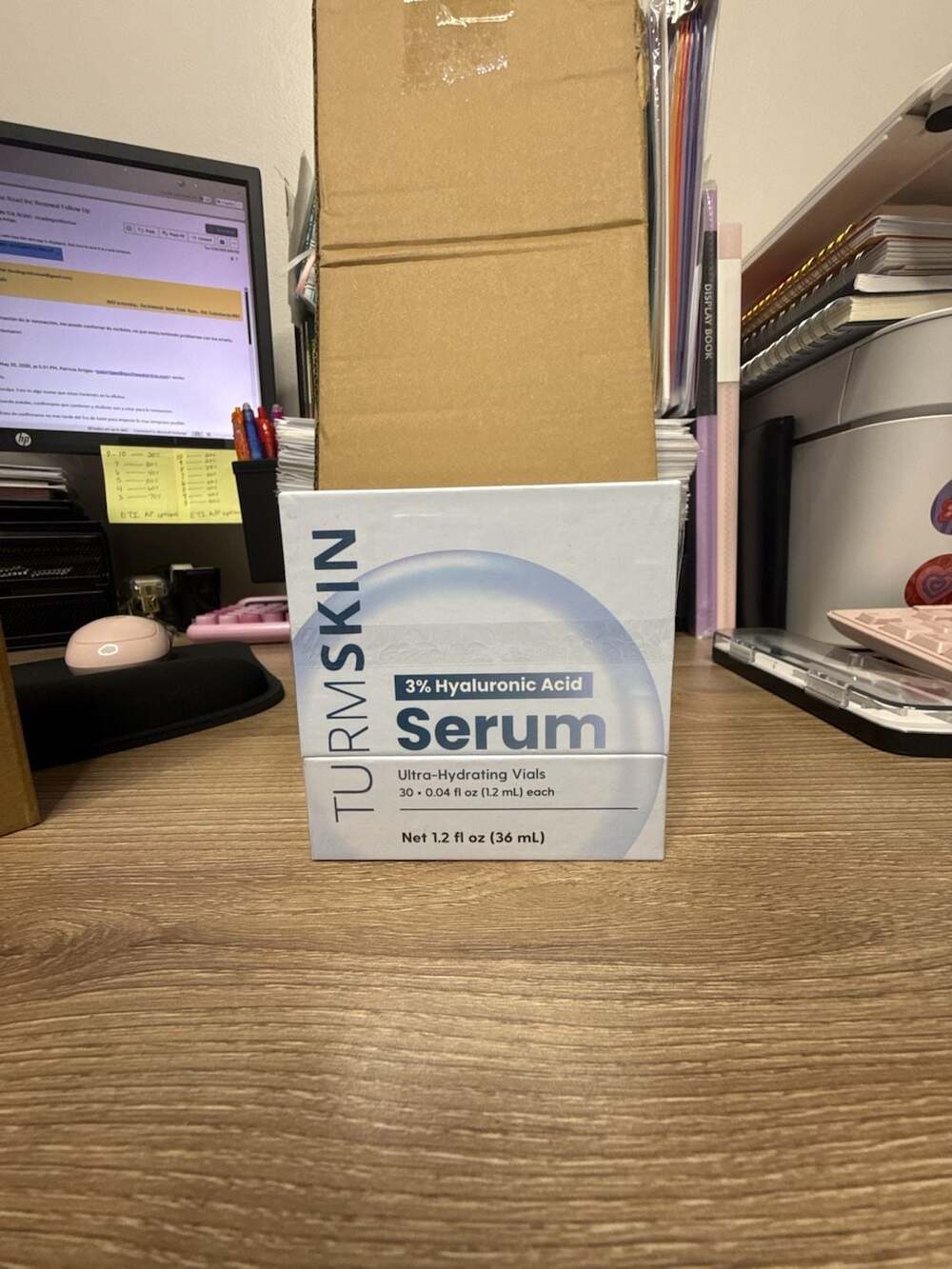 TURMSKIN 3% Hyaluronic Acid Serum Ultra-Hydrating Vials 30 Count